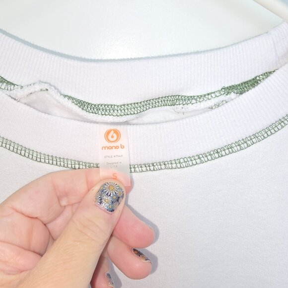 Mono B Contrast Stitch Sweatshirt - Picture 6 of 6